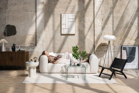 Üveg tárolóasztal 60x60 cm Burano – Kave Home