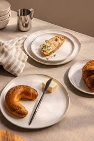 Agyagkerámia étkészlet 24 db-os Snow Heart – Bonami Essentials