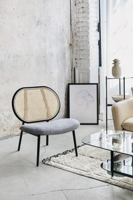 Spike szürke-barna fotel - Zuiver