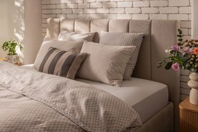 Natúr színű éjjeliszekrény tölgyfa dekorral Langley – Actona