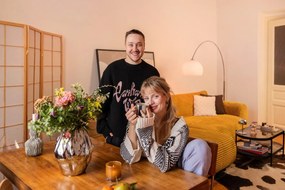 Ezüstszínű kőedény váza (magasság 29 cm) Bobby – Bloomingville