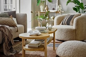 Bézs buklé fotel Bocca – Bloomingville