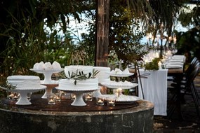 Pearl fehér agyagkerámia tortatartó, ⌀ 22 cm - Costa Nova