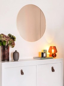 Jersey falitükör aranyszínű kerettel, ø 40 cm - House Nordic