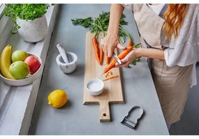 Rozsdamentes acél hámozó, hossz 11 cm - Metaltex