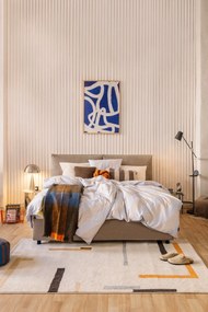 Narancssárga-krémszínű szőnyeg 160x230 cm Linea – Universal