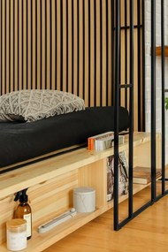 Fekete extra kemény futon matrac 180x200 cm Traditional – Karup Design