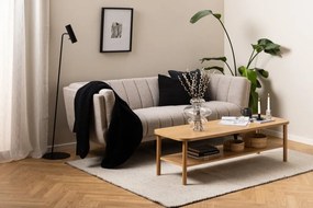 Bézs buklé kanapé 218 cm Tampa – Actona