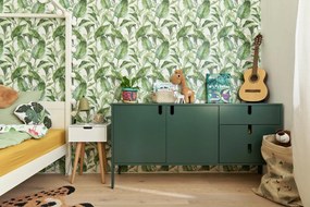 Fehér gyerekágy 140x200 cm PINO CANOPY – Vipack