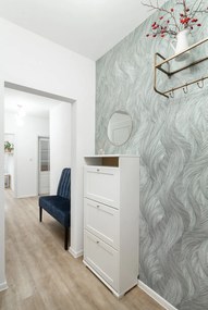 Jersey falitükör aranyszínű kerettel, ø 40 cm - House Nordic