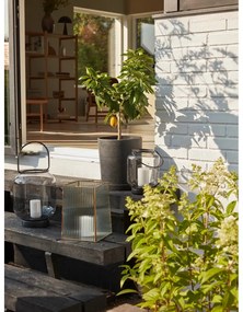 Hureno Picco 2 db fekete virágcserép - Hübsch