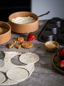 Malia 12 db-os tégla-narancssárga agyagkerámia étkészlet - Bonami selection