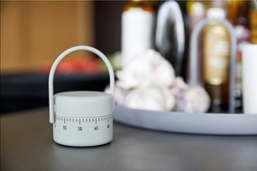 Singles világosszürke fémtálca, ø 20 cm - Zone