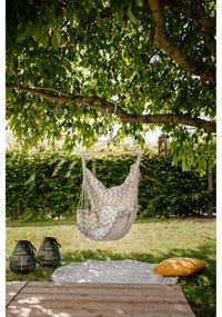Krémszínű párnázott kerti függőfotel Tobago – Garden Pleasure
