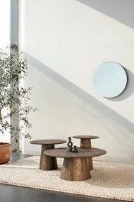 Tölgyfa kerek tárolóasztal ø 55 cm Mushroom – Gazzda