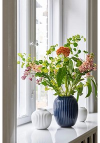 Hammershoi sötétkék agyagkerámia váza, magasság 20 cm - Kähler Design