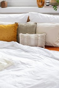 Basics krémszínű pléd, 140 x 180 cm - Euromant