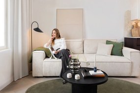 Ezüstszínű üveg kézzel készített váza (magasság 24 cm) Zorya – Bloomingville