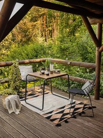 Coco 2 db fekete kerti szék - Bonami Selection