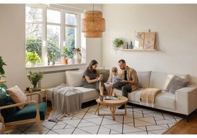Fehér-bézs sarokkanapé (bal oldali) Copenhagen – Scandic