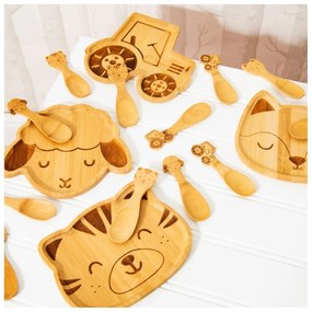 Farmyard Friends Tractor 3 db gyerek bambusz kanál - Sass &amp; Belle