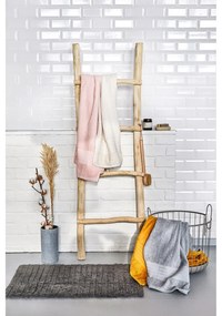 Tiles szürke pamut fürdőszobai kilépő, 80 x 50 cm - Zone