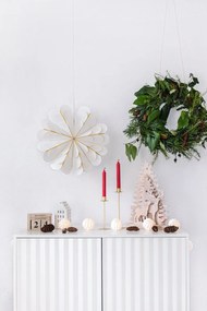 Sierra fehér magas komód 97x130 cm - Teulat