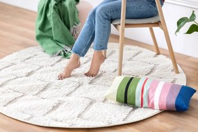 Muna étkezőszék tömör tölgyből, kékesszürke ülőrésszel - Gazzda