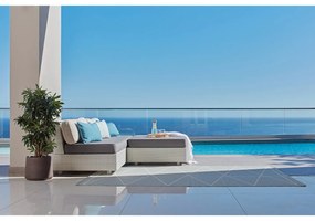 Kültéri párna 38x58 cm Sunny Pale Turquoise – Pappelina