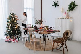 Sierra fehér magas komód 97x130 cm - Teulat