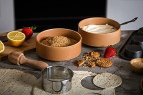 Malia 12 db-os tégla-narancssárga agyagkerámia étkészlet - Bonami selection