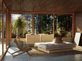 Kommo természetes komód borovi fenyőből - Karup Design