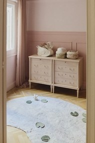 Világosszürke pamut gyerek játszószőnyeg 130x170 cm Swan Lake – Lorena Canals