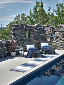 Kültéri párna 38x58 cm Sunny Pale Turquoise – Pappelina