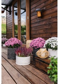 Terrazzo sötétszürke virágcserép, ø 34 cm - Bonami Selection