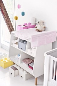 Elefántcsont fehér 2 fiókos tárolódoboz - LEGO®