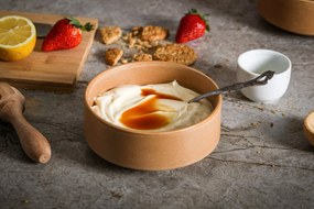 Malia 12 db-os tégla-narancssárga agyagkerámia étkészlet - Bonami selection