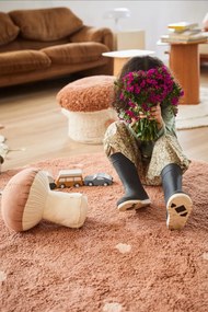 Téglavörös-krémszínű gyerek babzsákfotel Boletus – Lorena Canals