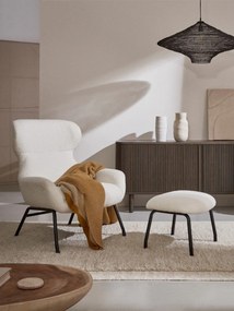 Natúr színű munggur fa dohányzóasztal 50x90 cm Mosi – Kave Home