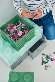 Szürke 2 fiókos tárolódoboz - LEGO®