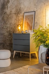 Fehér buklé puff Milford – House Nordic