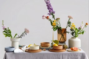 Malia 12 db-os szürke agyagkerámia étkészlet - Bonami selection