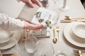 Aranyszínű rozsdamentes acél evőeszköz 4 db-os – Bloomingville