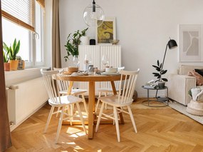 Sierra fehér magas komód 97x130 cm - Teulat