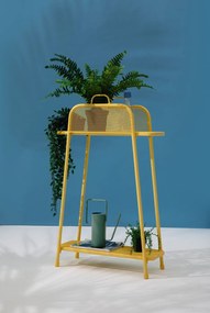 MWH sárga fém erkély polc, magasság 105,5 cm - Garden Pleasure