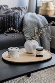 Hammershoi fehér agyagkerámia váza, magasság 12,5 cm - Kähler Design