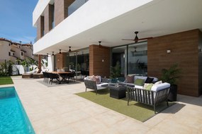 Szürke kültéri-beltéri szőnyeg 140x200 cm Belle Concrete – Pappelina