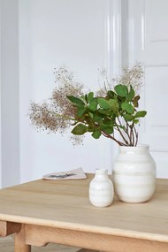 Omaggio fehér agyagkerámia váza, magasság 20 cm - Kähler Design