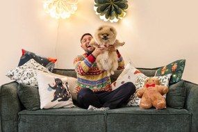 Sötétzöld kanapé 208 cm Vanda – Mazzini Sofas