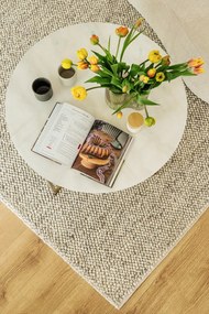 Alisma fehér kerek dohányzóasztal, ⌀ 80 cm - Actona